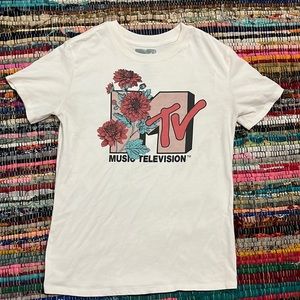 Womens MTV Off White Tee